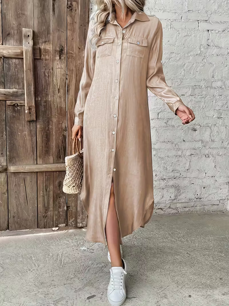 Bellavita™ | Vestido Largo – Look Minimalista con Encanto Europeo y Tejido Premium