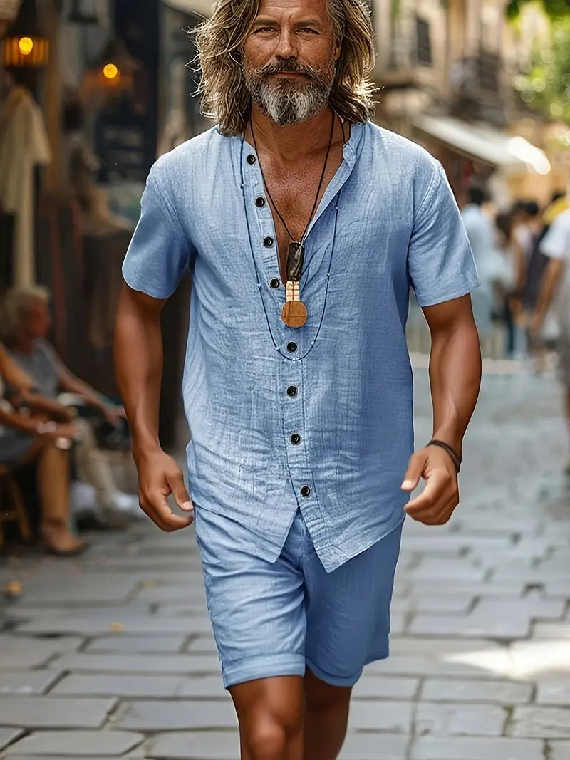 [COMPRA 1 Y LLEVATE 2] - La Costa™ | Conjunto Doble – Elegancia con Corte Relajado y Tejido Premium